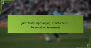 Juan Mata: Upbringing, Youth career, Personal achievements